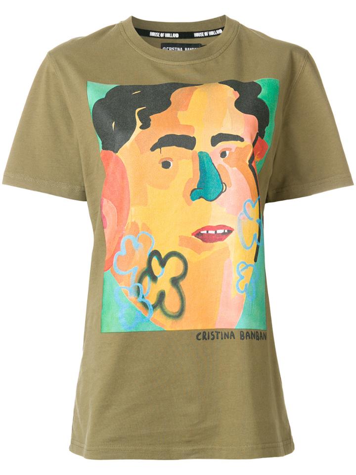 House Of Holland Banban Print T-shirt - Green