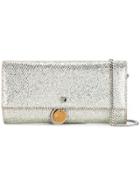 Jimmy Choo Mandie Wallet Crossbody Bag - Metallic