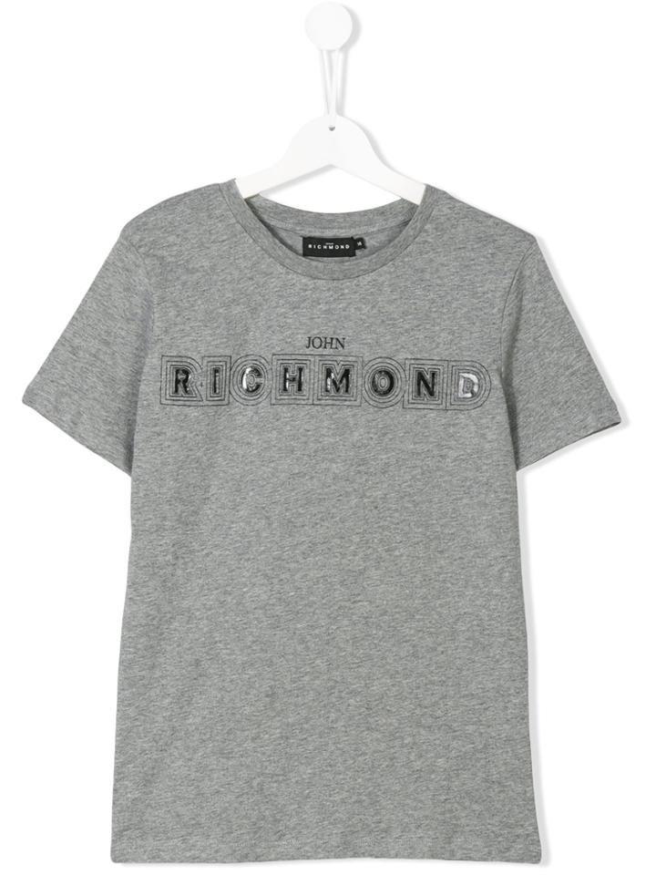John Richmond Kids Branded T-shirt - Grey