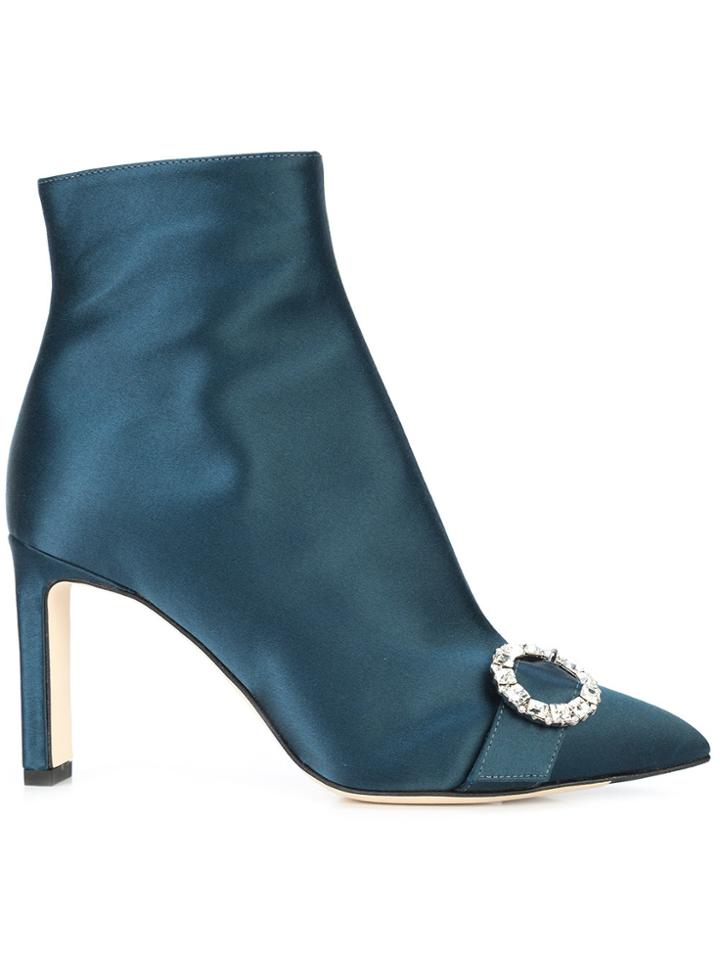 Jimmy Choo Hanover 85 Boots - Blue