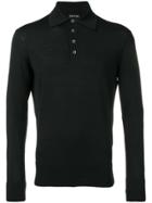 Tom Ford Knitted Polo Shirt - Black