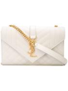 Saint Laurent Small Envelope Bag - White