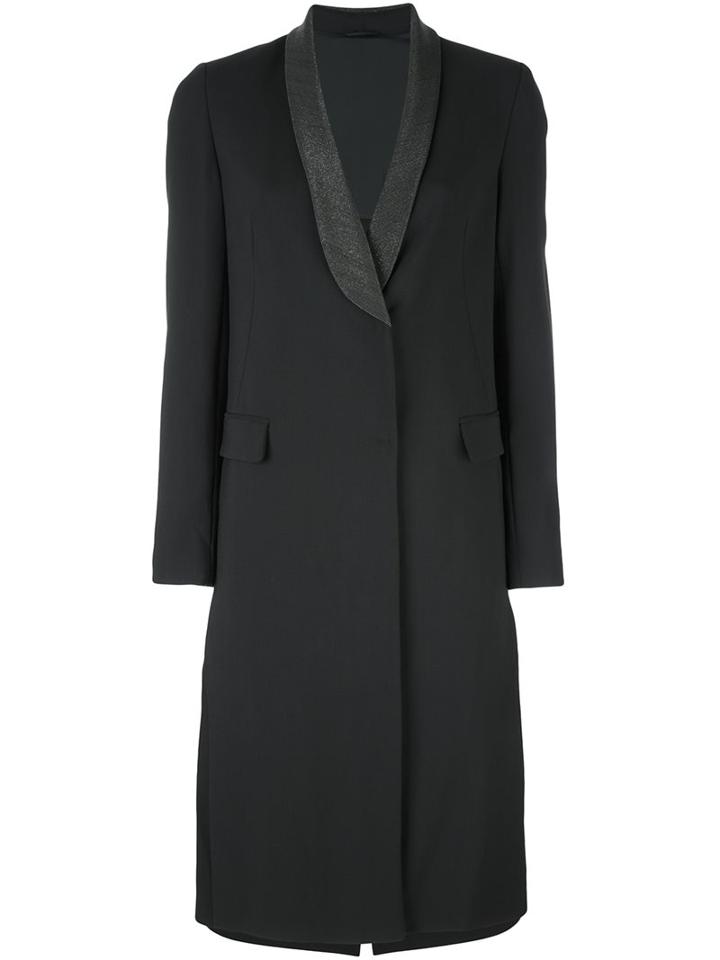 Brunello Cucinelli Contrast Lapels Mid-length Coat