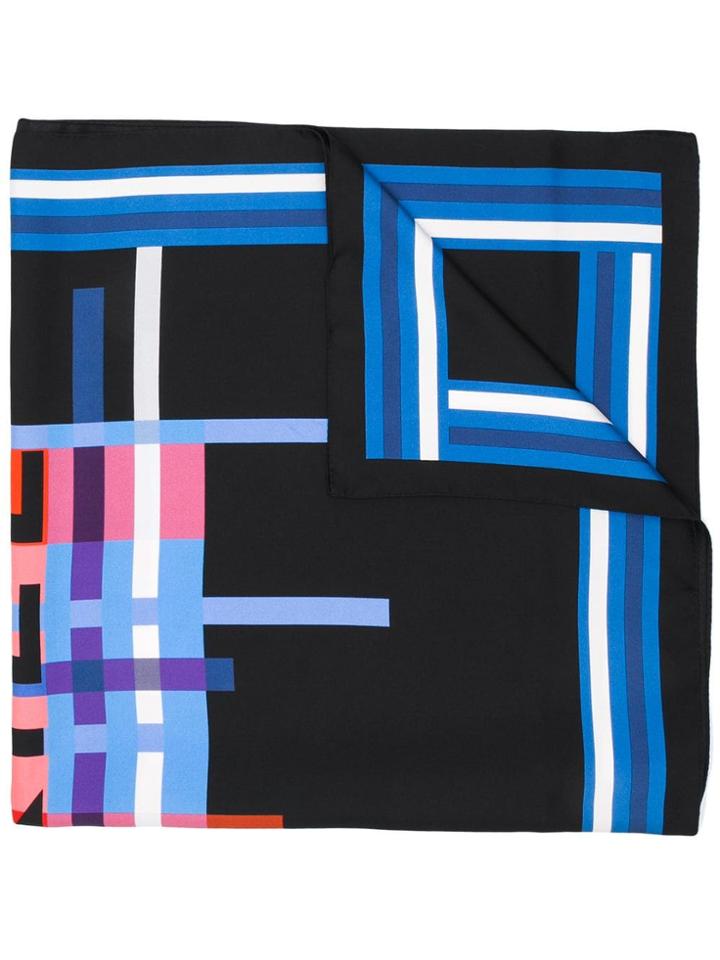 Sonia Rykiel Geo Print Scarf - Black