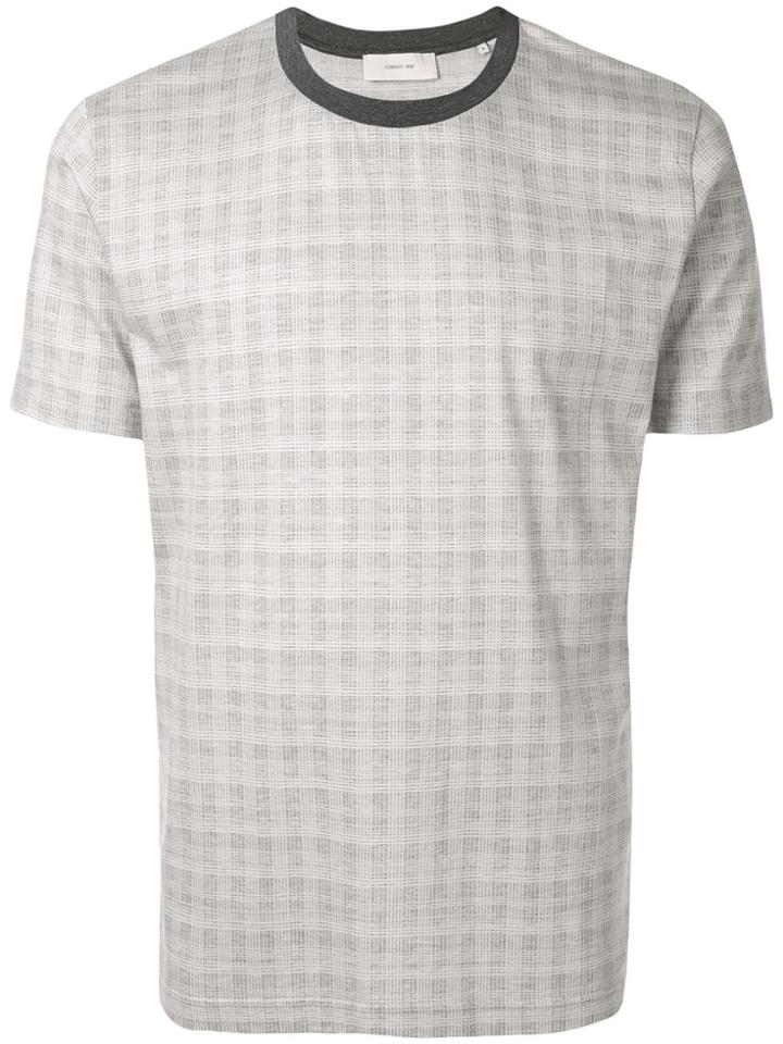 Cerruti 1881 Checked T-shirt - Grey