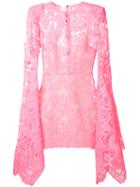Alex Perry - Bartley Dress - Women - Silk/polyester - 10, Pink/purple, Silk/polyester
