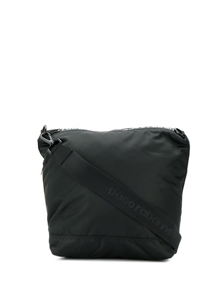 Paco Rabanne Contrast Logo Tote - Black