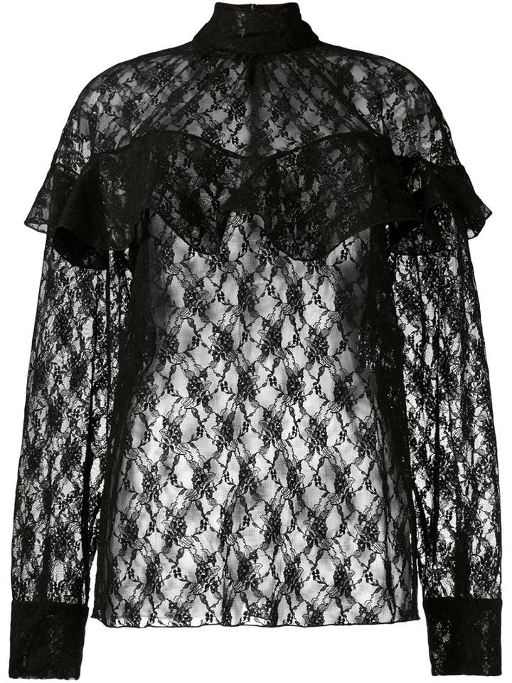 A.w.a.k.e Sheer Lace Blouse