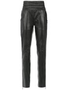 Clé Skinny Leather Trousers - Black