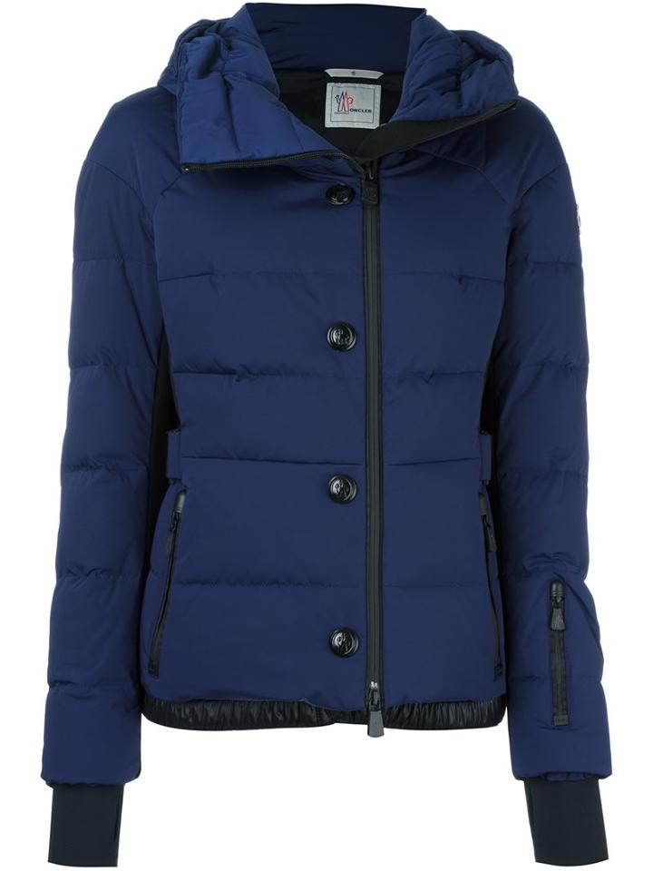 Moncler Grenoble 'guyane' Puffer Jacket, Women's, Size: 3, Blue, Feather Down/polyamide/polyester