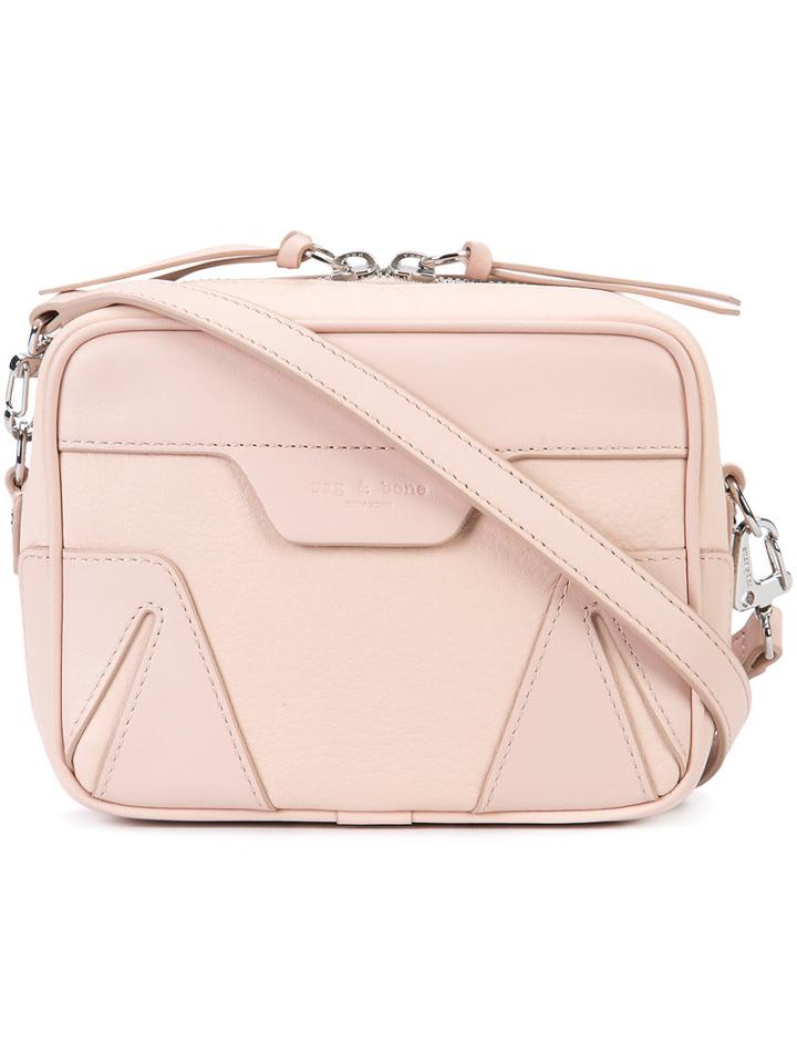 Rag & Bone Top Zip Crossbody Bag, Women's, Nude/neutrals, Leather