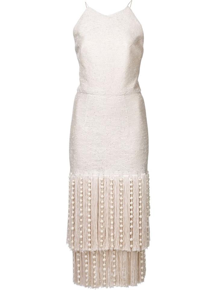 Christian Siriano Beaded Fringe Dress