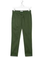 Dondup Kids Straight-leg Chinos - Green