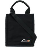 Msgm Logo Patch Tote - Black