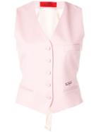 Styland Buttoned Waistcoat - Pink
