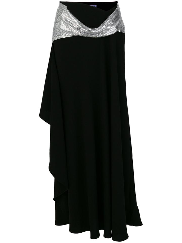 Jw Anderson Chain-embellished Asymmetric Ski - Black