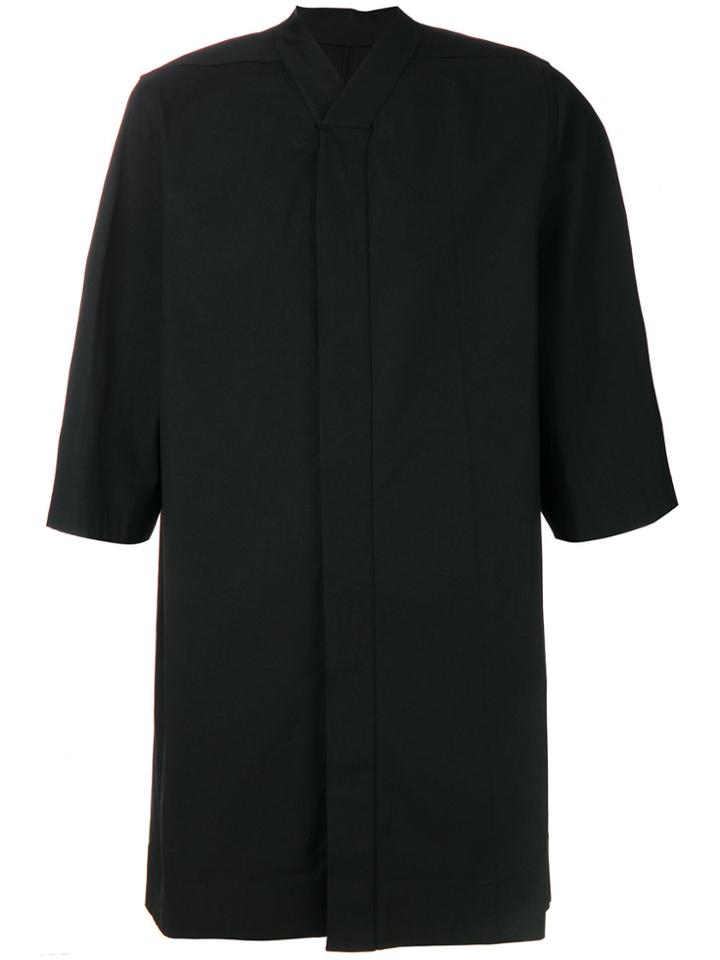 Rick Owens Boxy Shortsleeved Shirt - Black