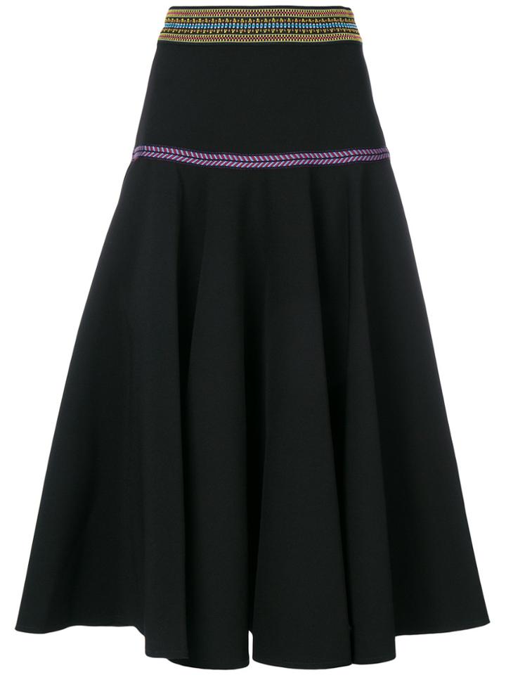 Miahatami Folk Full Skirt - Black