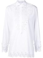 Ermanno Scervino Lace Trim Panel Blouse