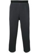 Homme Plissé Issey Miyake Textured Cropped Trousers - Grey