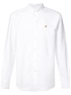 Maison Kitsuné Embroidered Fox Buttondown Shirt - White