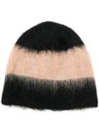 T By Alexander Wang Striped Beanie - Black