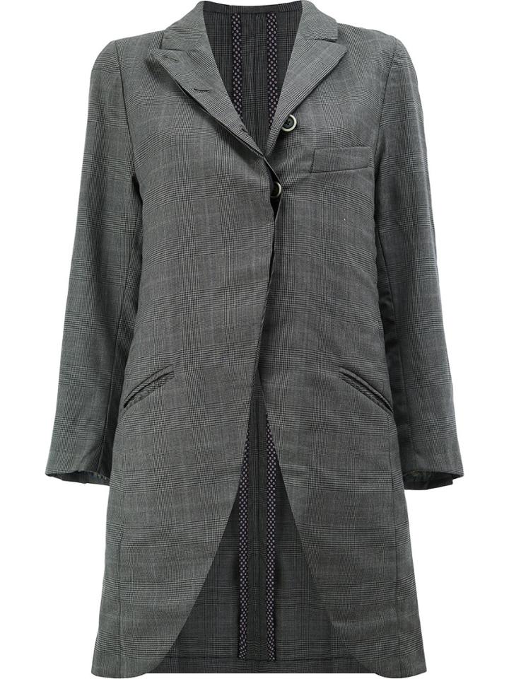 Geoffrey B. Small Long-line Blazer - Grey