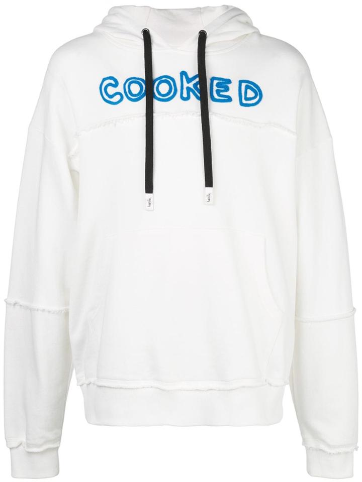 Haculla Cooked Printed Hoodie - White