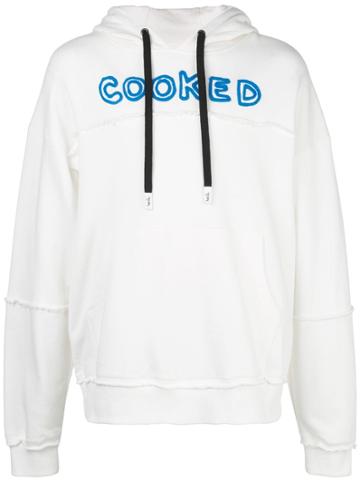 Haculla Cooked Printed Hoodie - White