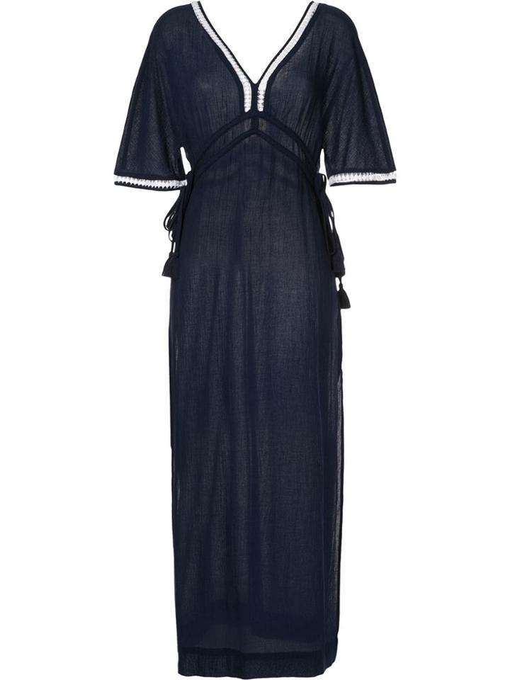 Heidi Klein Carlilse Bay Ss Long Dress - Blue