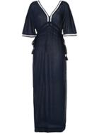 Heidi Klein Carlilse Bay Ss Long Dress - Blue