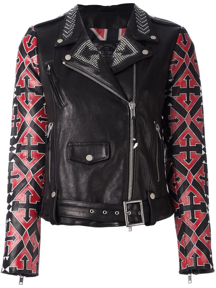 Htc Hollywood Trading Company 'arrow' Biker Jacket