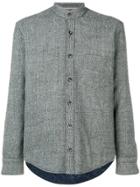 Al Duca D'aosta 1902 Band Collar Shirt - Grey
