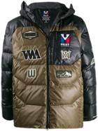 White Mountaineering Logo Patch Padded Jacket - Black