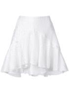 Alex Perry 'laurel' Skirt, Women's, Size: 8, White, Silk/polyester