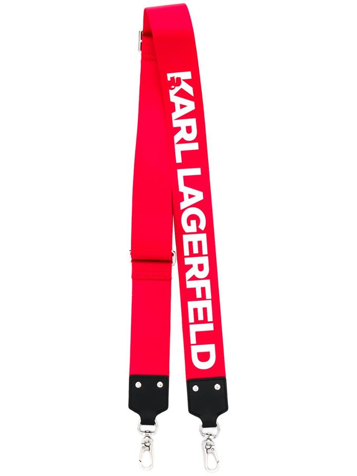 Karl Lagerfeld K/wide Bag Strap - Red
