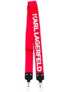 Karl Lagerfeld K/wide Bag Strap - Red