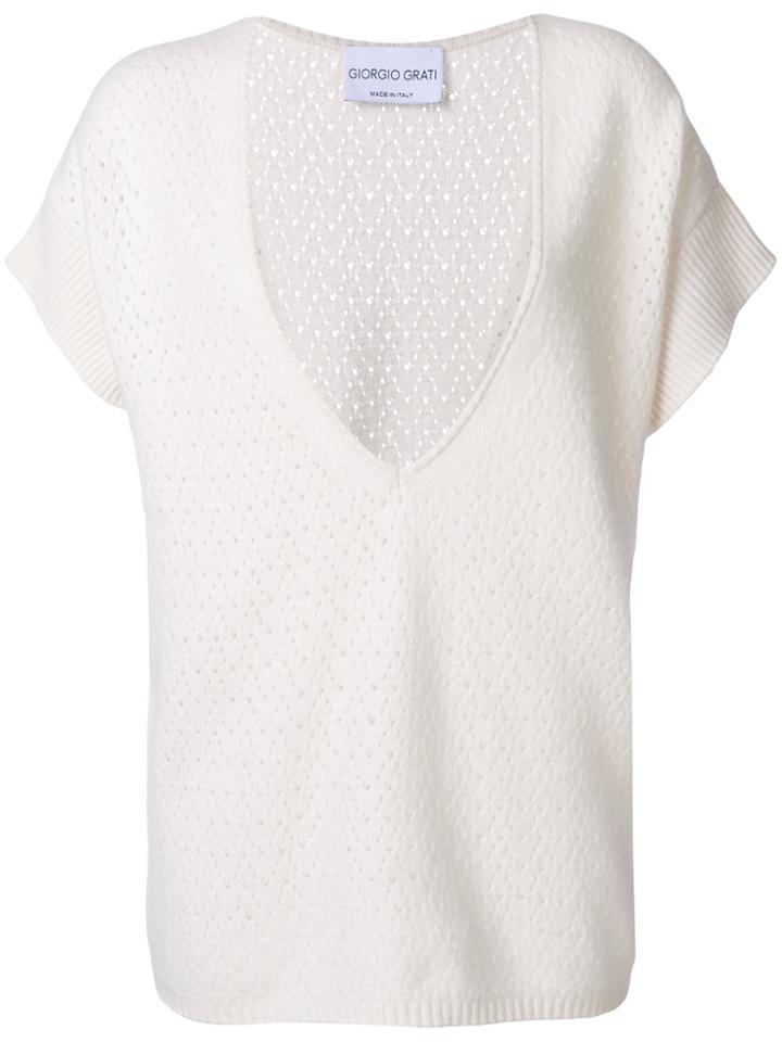 Giorgio Grati Short-sleeve Jumper - White