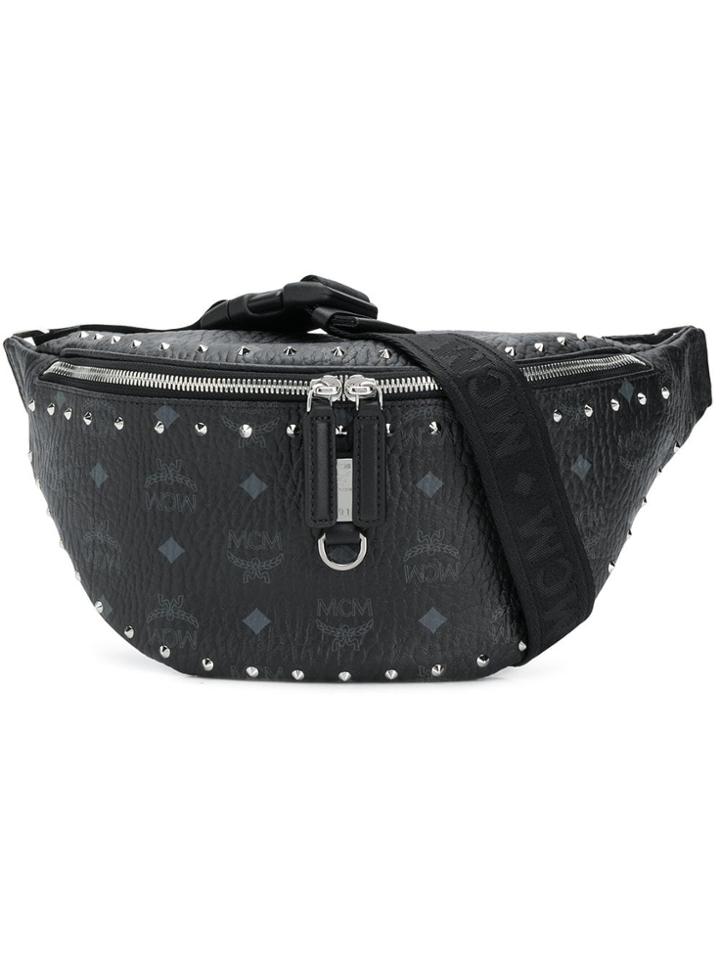 Mcm Fursten Large Belt Bag - Black