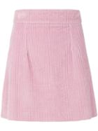 House Of Holland Corduroy Skirt - Pink & Purple