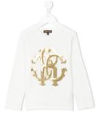 Roberto Cavalli Kids - Logo Print Jumper - Kids - Cotton/modal - 11 Yrs, White