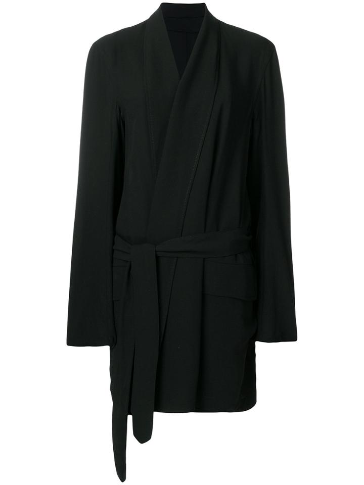 Ann Demeulemeester Robe-style Jacket - Black