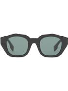 Burberry Eyewear Geometric Frame Sunglasses - Black