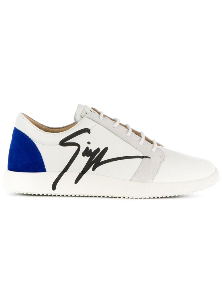 Giuseppe Zanotti Design Logo Print Sneakers - White