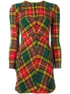Junya Watanabe Comme Des Garçons Vintage Boiled Check Dress - Red