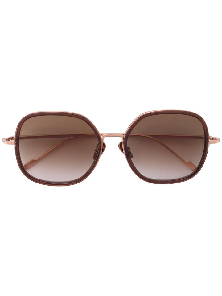 Courrèges Windsor Oversized Sunglasses - Brown