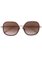 Courrèges Windsor Oversized Sunglasses - Brown