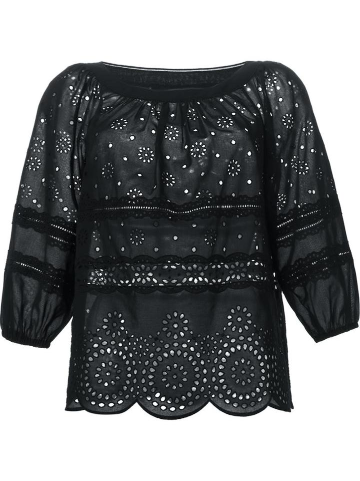 Marc By Marc Jacobs Broderie Anglaise Loose Blouse