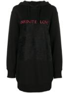 Philosophy Di Lorenzo Serafini Logo Printed Hoodie - Black