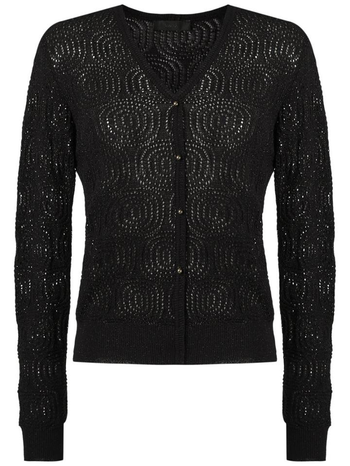 Talie Nk Knit Cardigan, Women's, Size: Medium, Black, Polyamide/polyester/viscose